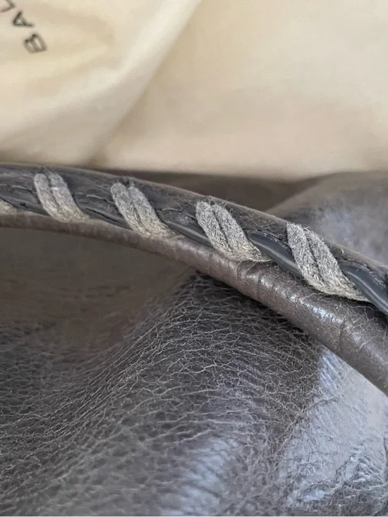 Designer like Charcoal Gray Classic City Shoulder Bag - Picture 6 of 7